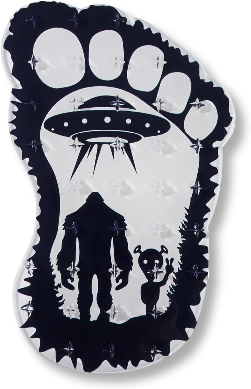 devembr Snowboard Stomp Pad for Bigfoot Lovers, Funny Stomp Pads Snowboarding with 3D Bumps Design, PVC Material - Image 1